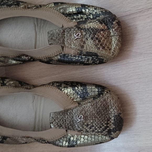 Yosi Samra Samara Snakeskin Flats - Picture 5 of 10